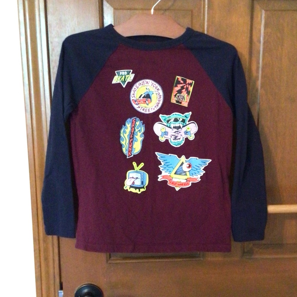 GAP glow in the dark long sleeve boys tee